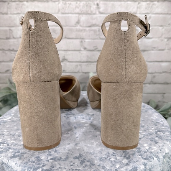 Kelly & Katie Elmonie Taupe Square Toe 3.5” Heel Dress Shoes WMS 10M✨NWOT✨ - Picture 6 of 11